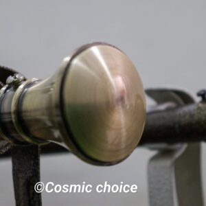 Smooth curtain rod flower ends