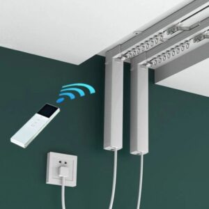 Smart electric ,remote ,wifi curtain rails motor