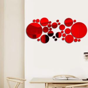 26PCS self-adhesive acrylic round mirrors (Copy)