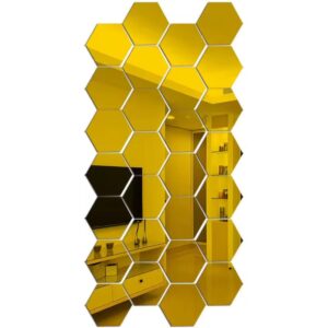 12PCS removable acrylic hexagonal mirror (Copy)
