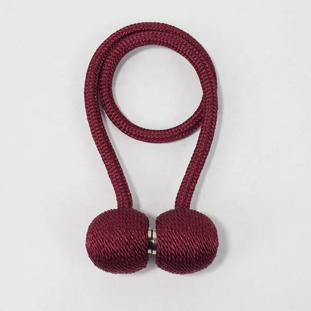 Magnetic curtain holders