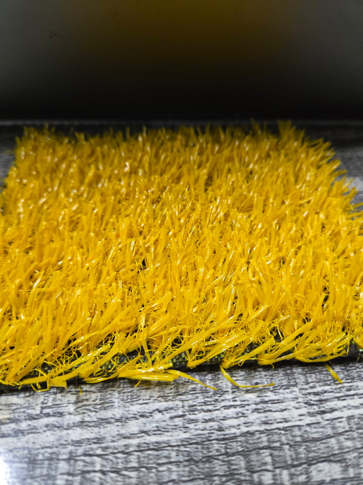Coloured grass carpet