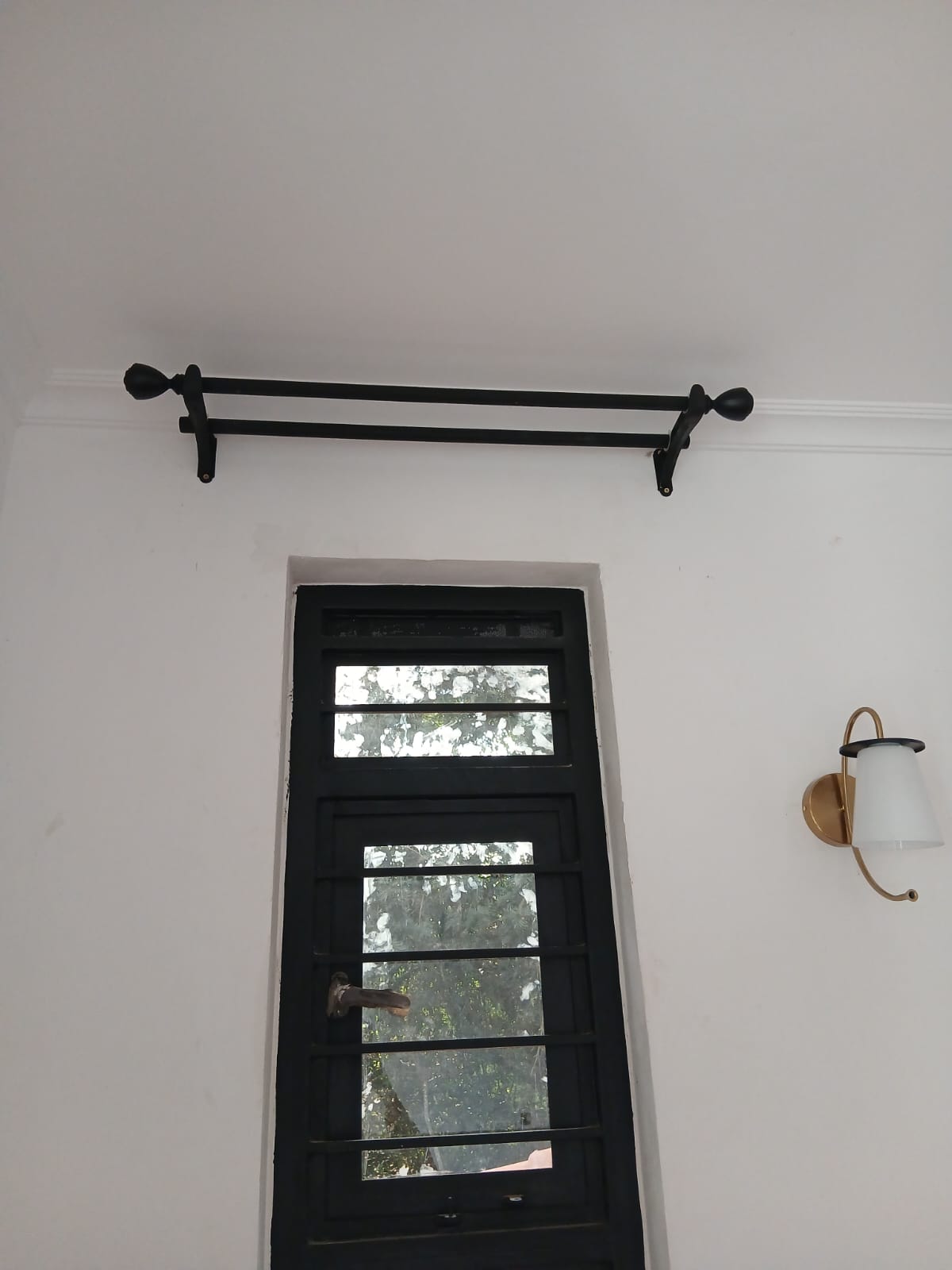 2M Double Juakali Curtain rod