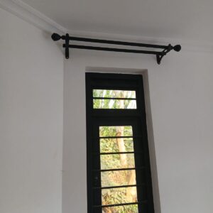 2M Double Juakali Curtain rod